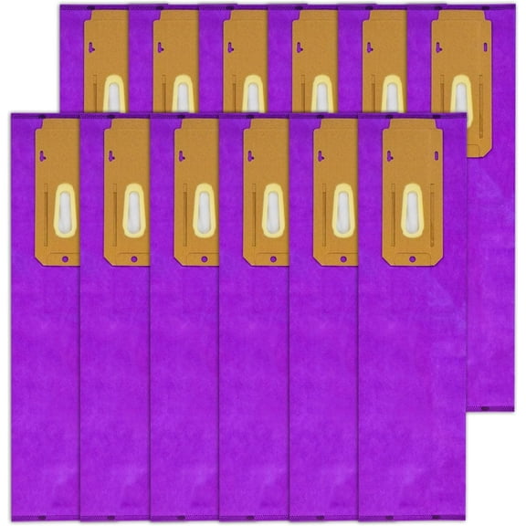 12 Packs Type CC Upright Vacuum Bags ，Compatible with Oreck Type CC and Oreck XL Upright Vacuum Cleaning