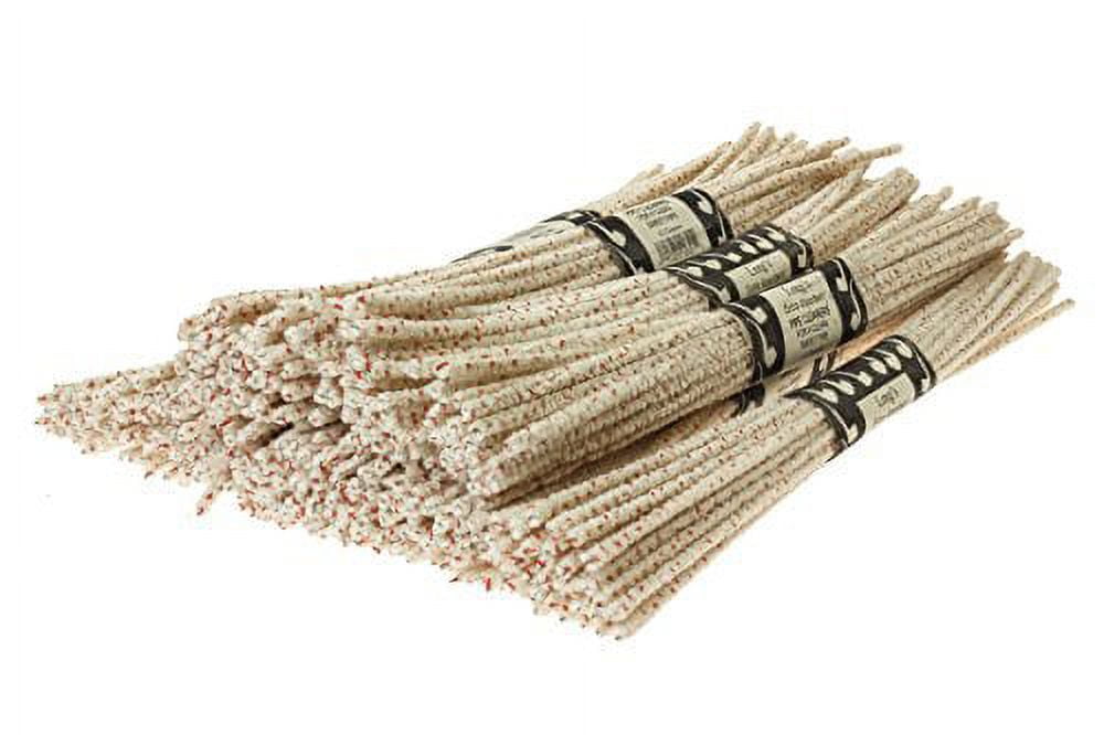 12 Packs of 32 BJ Long 12" Bristle Scrubbing Churchwarden Pipe Cleaners - 7601-12