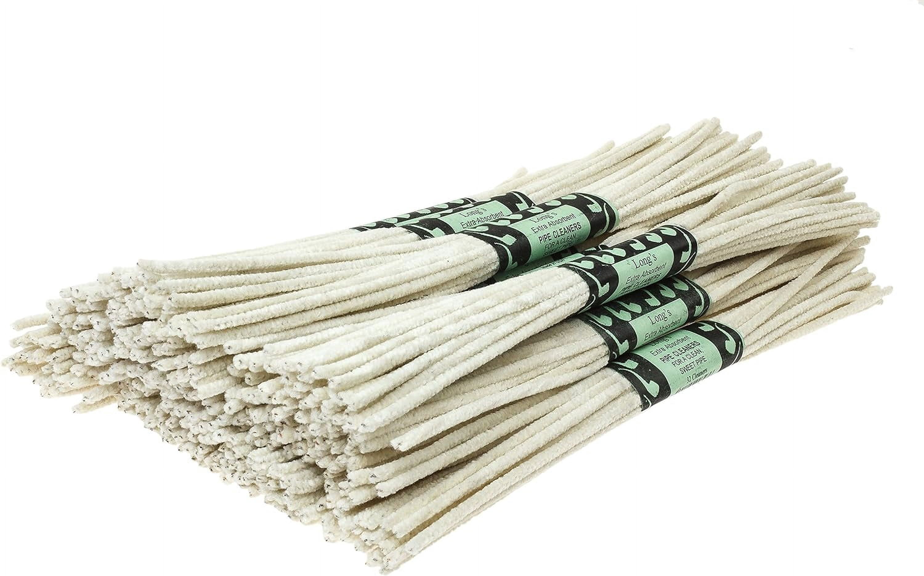 12 Packs of 32 BJ Long 12" Super Absorbent Churchwarden Pipe Cleaners - 7600-12