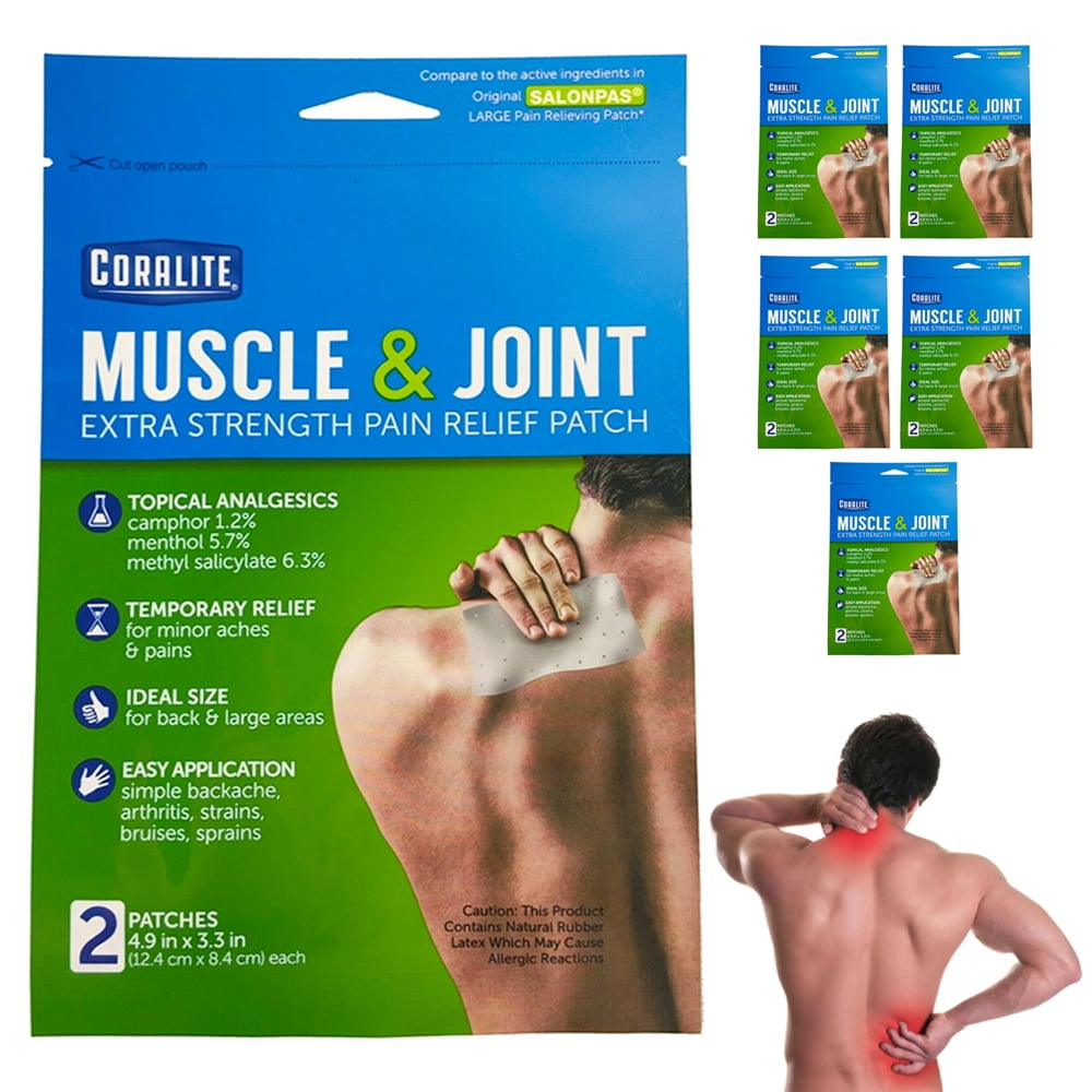 Muscle Recovery, Sprained Wrist & Joint Patch - 5 Pack