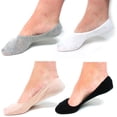 thumbnail image 1 of 12 Pair Multi Color Foot Covers Footies Dress Flat Shoes Soft Socks Liners 9-11, 1 of 6