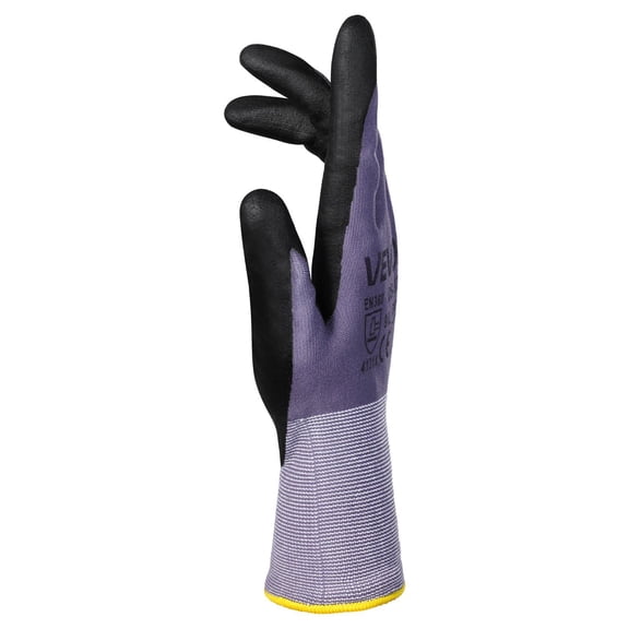 Multi-Purpose Work Gloves 12-Pair Nitrile-Coated & Touch Screen Compatible for Outdoor and DIY Tasks