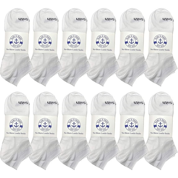 12 Pair Of BILLIONHATS Boys and Girls Low Cut Ankle Socks, Thin Lightweight Breathable Wholesale Sport Bulk Socks, Size, 6-8