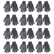 12 Pair Single Sided Working Gloves Polyester Cotton Work Gloves with Grip Dots