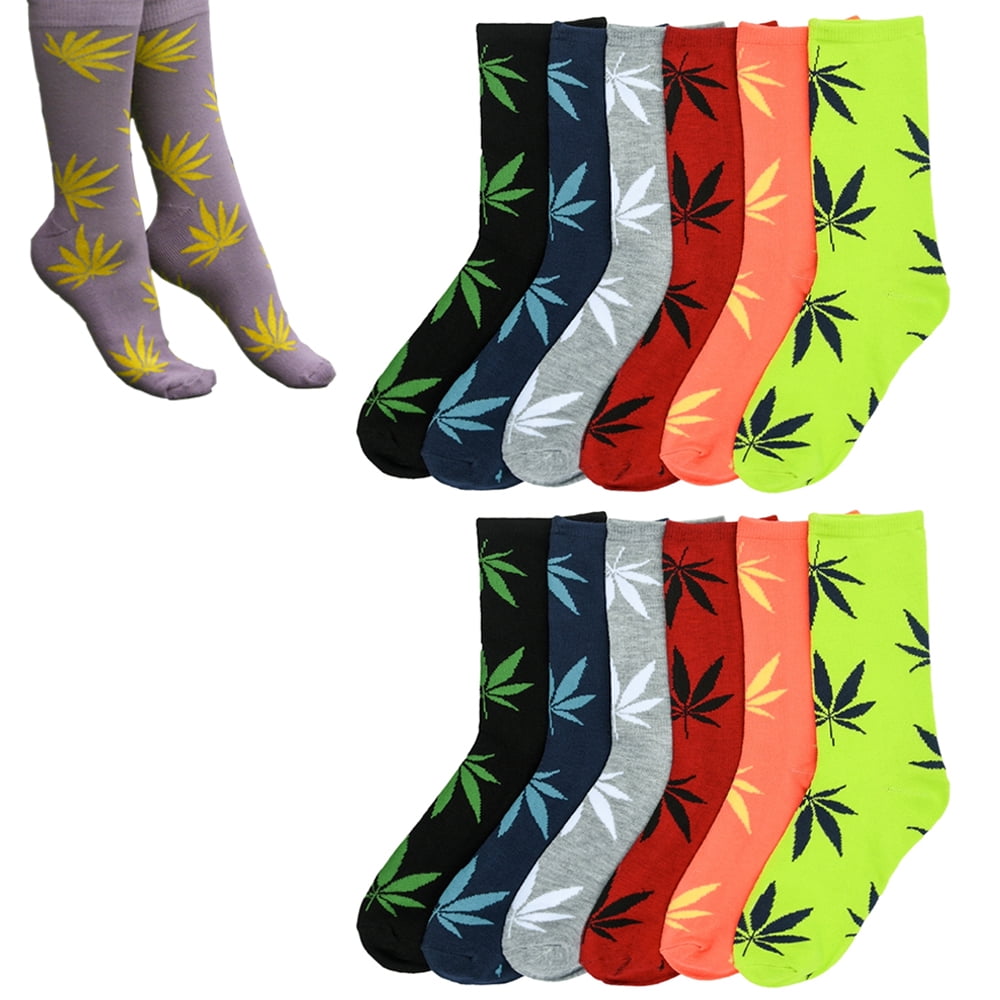 Women's High Quality Weed Sock Bundle - 6 Pair main image 1