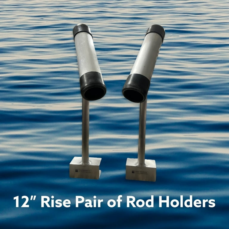 12 Pair of Pontoon Boat Fishing Rod Holder