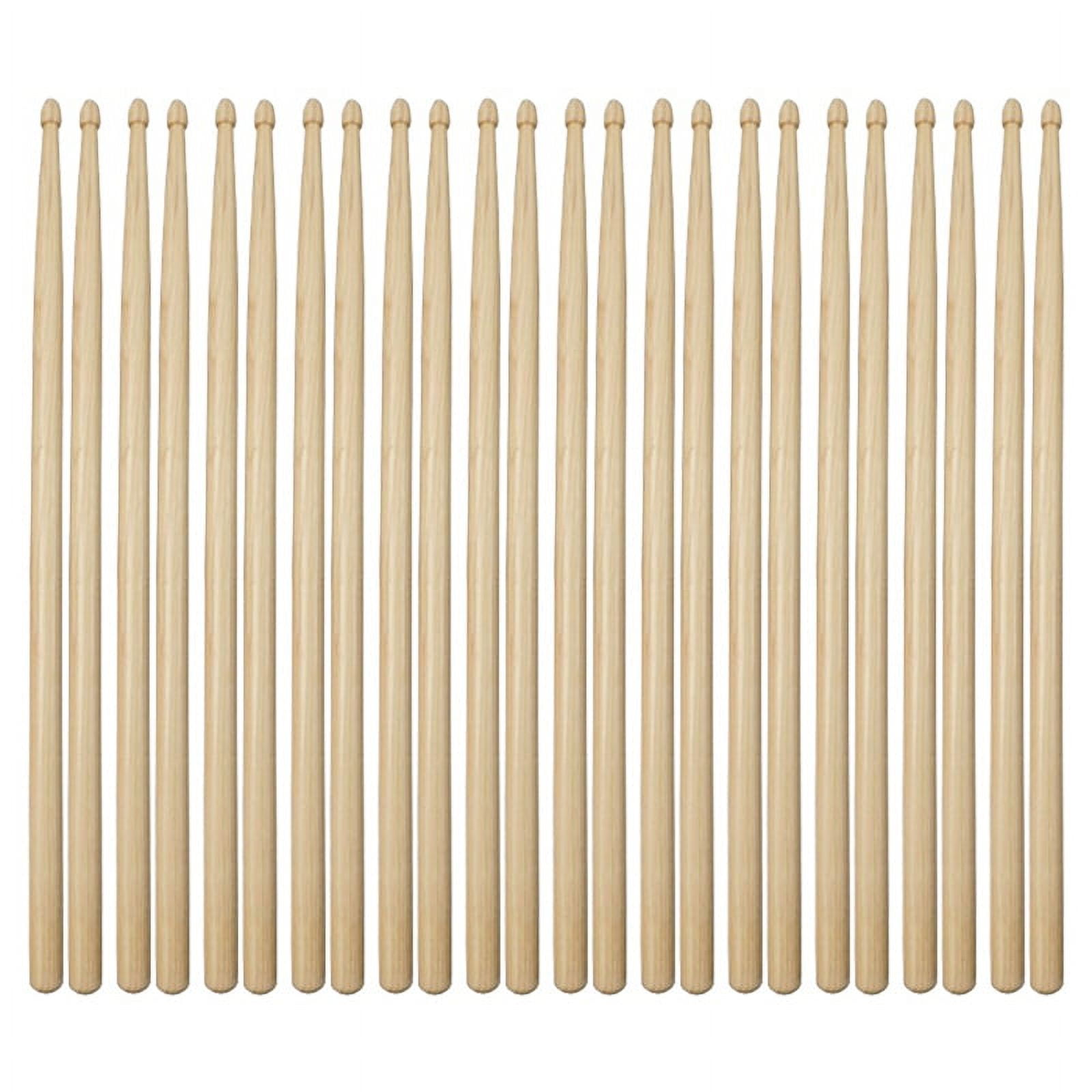 12 Pairs 5A Drum Sticks,Wood Tip Drum Sticks for Adults Kids and Beginners for Musical Instrument Percussion Accessories