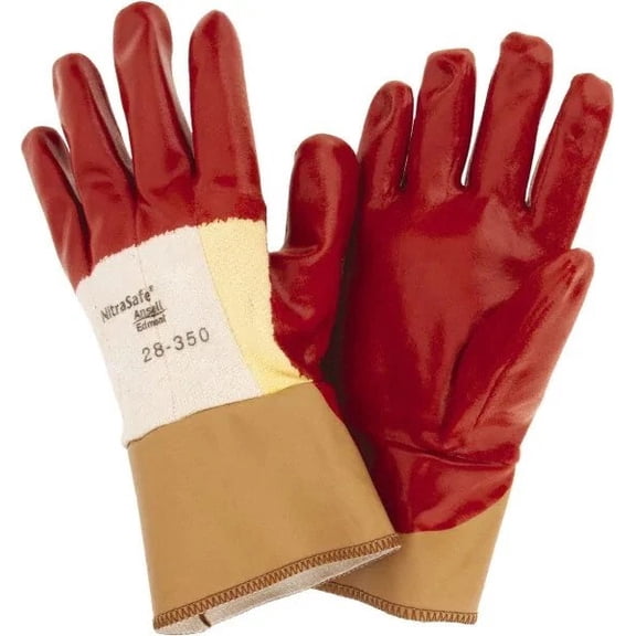 12 Pairs Ansell ActivArmr 28-350 Kevlar Reinforced Hand Protection Work Gloves