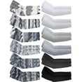 thumbnail image 1 of 12 Pairs Arm Sleeves for Kids Compression Arm Sleeve Child UV Protection Breathable Baseball Cooling Sleeves, 1 of 1