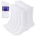 thumbnail image 1 of 12 Pairs Cotton Diabetic Crew Socks for Healthy Blood Circulator. Physicians Approved Therapeutic Non-Binding / Loose fit, 1 of 7