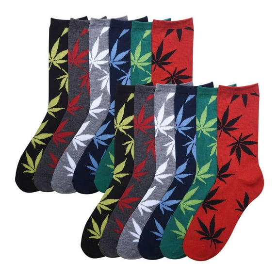 12 Pairs Crew Socks Premium Mid-Calf Socks Athletic Casual Soft Thin Lightweight Breathable Cozy Comfy Stretchy Outdoor Daily Wear Socks for Women Unisex Assorted Pack