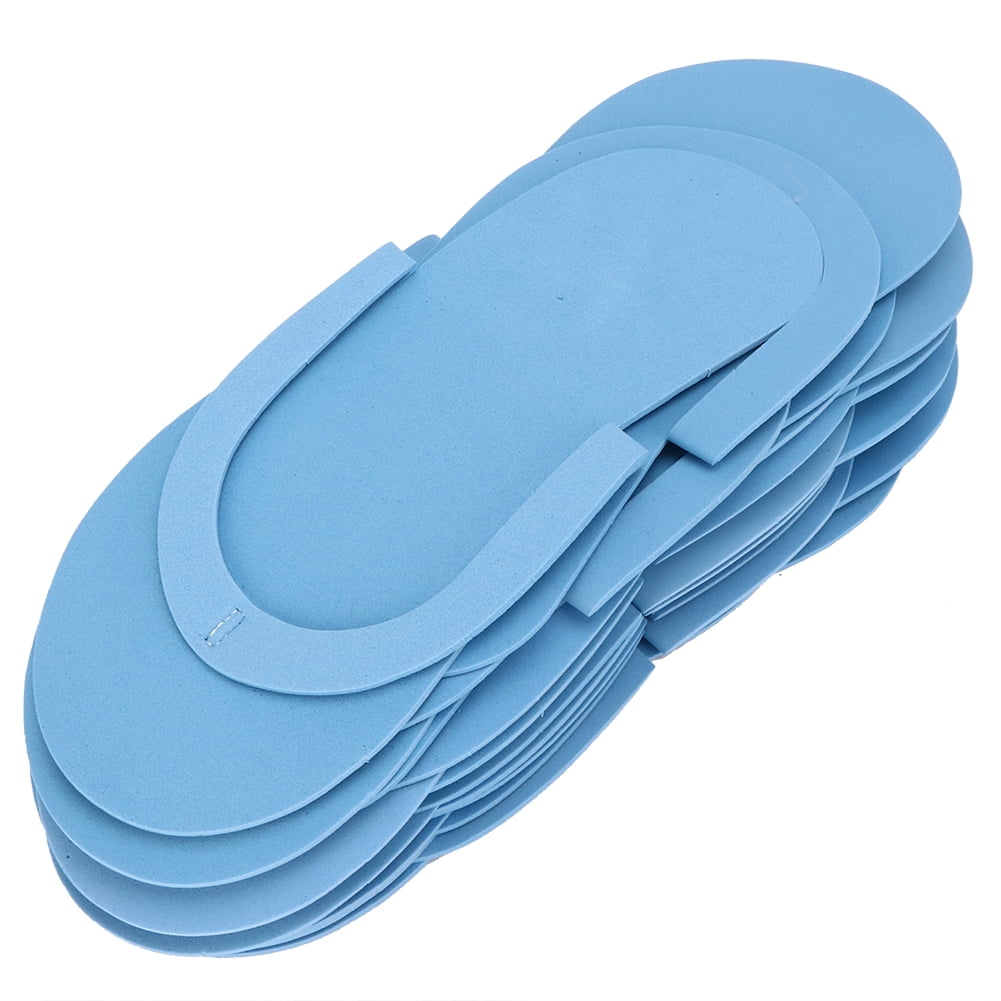 12 Pairs Disposable Flip Flops 3mm Thickness Portable Slippers for