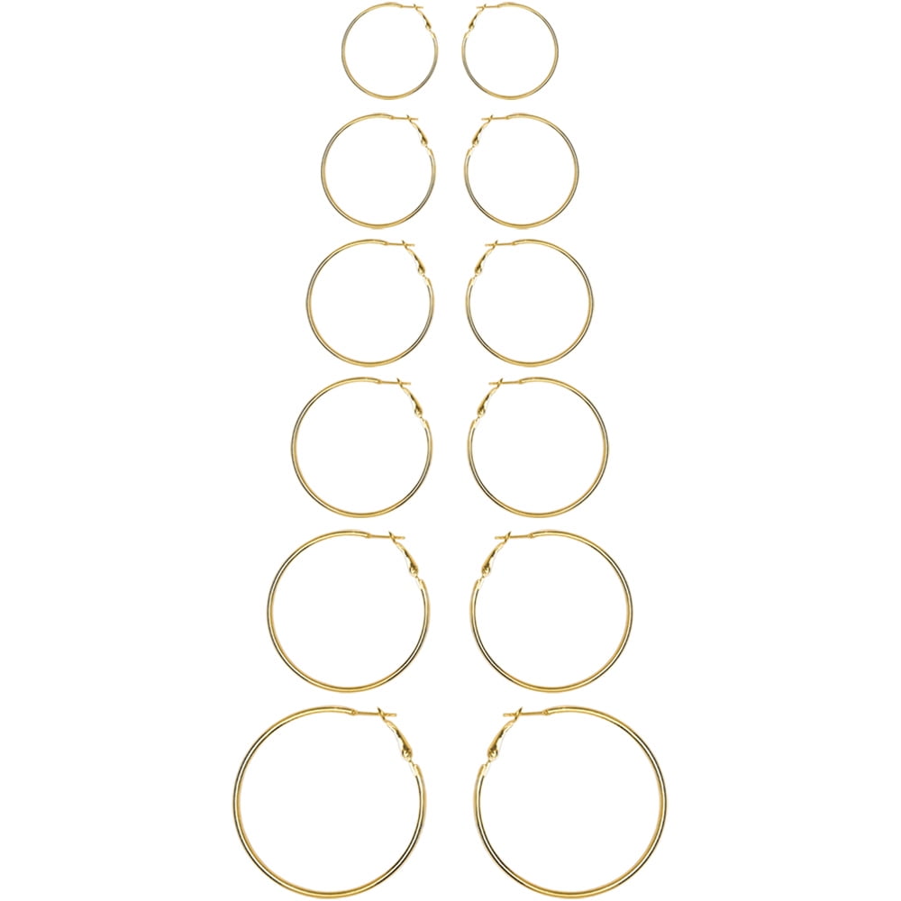 CHESKY Small Huggie Earrings - Gold Dainty Hoops With Cubic Zirconia Drop, Hypoallergenic