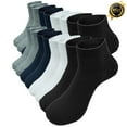 12 Pairs For Men's Casual Plain Cotton Ankle Crew Socks Low Cut Size 9