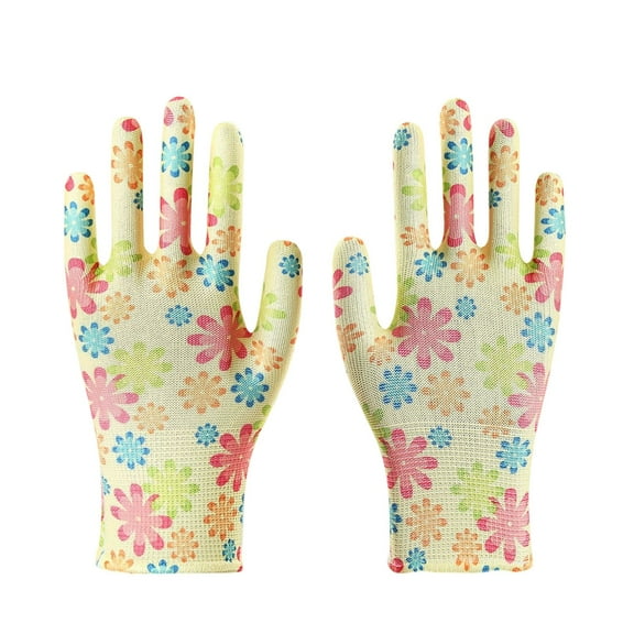 12 Pairs Gardening Gloves for Women – Breathable Rubber Coated Garden Gloves, Scratch-Resistant & Washable – Multi-Purpose Outdoor Work Gloves