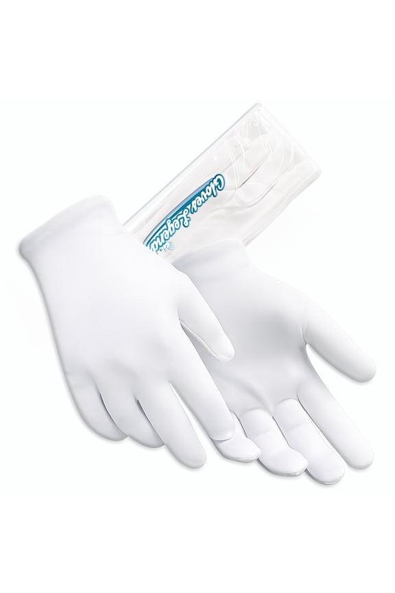 12 Pairs (24 Gloves) - Women Size Small - Gloves Legend 100% Cotton Moisturizing Jewelry Silver White Inspection Gloves