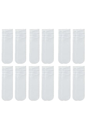 mens white silk dress socks Men's White Socks TieMart