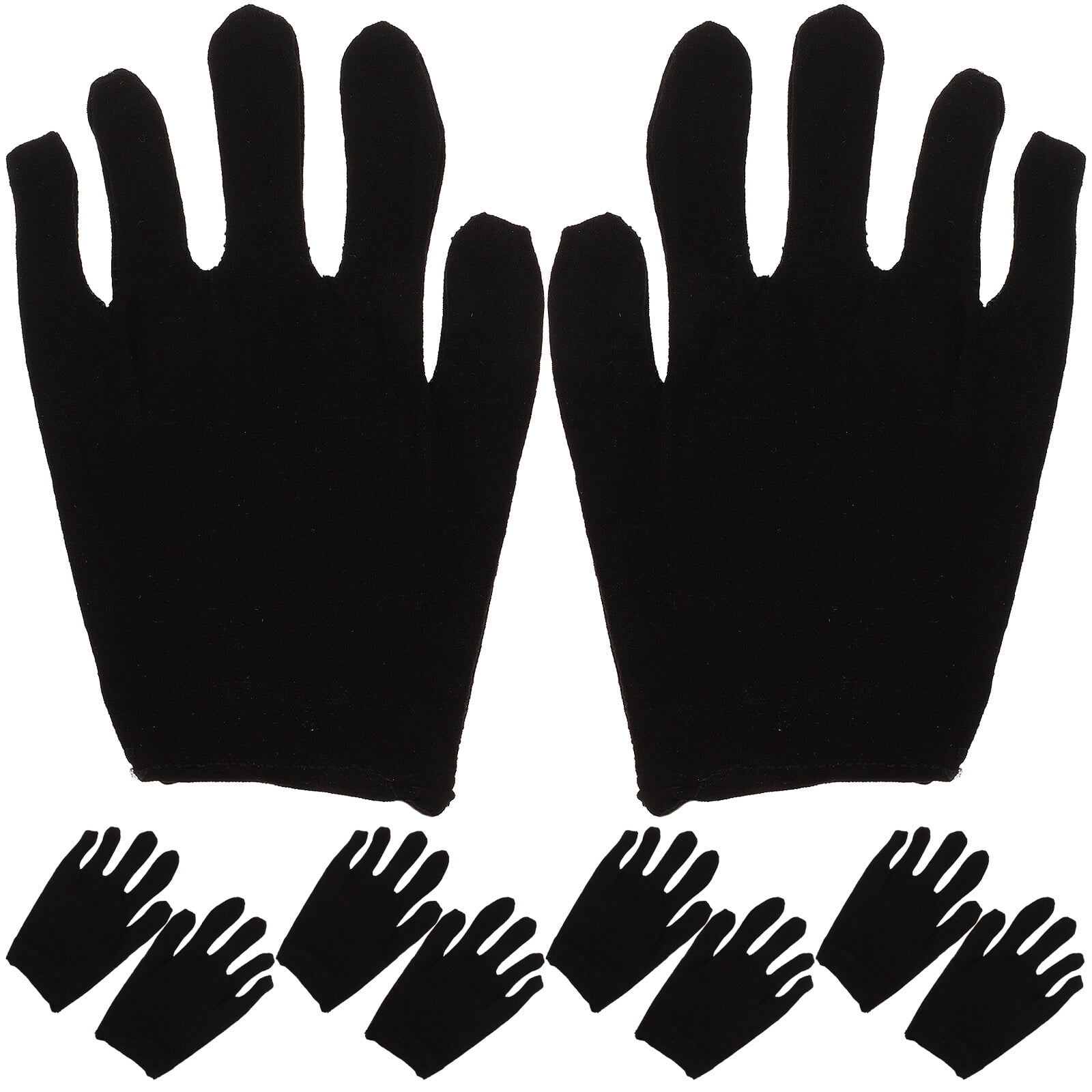 12 Pairs Jewelry Touching Gloves Car Driving Gloves Etiquette Cotton