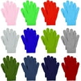 thumbnail image 1 of 12 Pairs Kid's Winter Magic Gloves Children Stretchy Warm Magic Gloves Boys or Girls Knit Gloves, 1 of 7