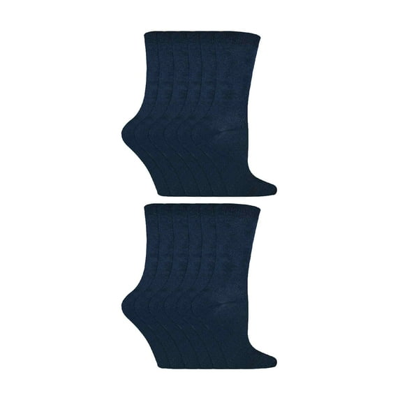 12 Pairs Kids Cotton Colourful Casual Socks | Sock Snob | Plain Dress Socks for Boys & Girls