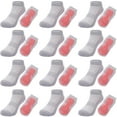 thumbnail image 1 of 12 Pairs Kids Non Slip Socks Grip Ankle Sticky Toddler Socks for 1-4/5-10 Years Old Boys Girls Infant Baby Children, 1 of 6