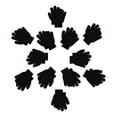 thumbnail image 1 of 12 Pairs Kids Winter Gloves, Children Bulk Pack Fun Colorful Cute Magic Glove for Boys & Girls (Black), 1 of 2