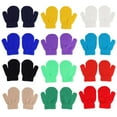 thumbnail image 1 of 12 Pairs Kids Winter Knitted Mittens Warm Infant Mitten (Assorted), 1 of 4