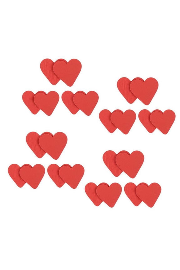 12 Pairs Novelty Heart Shaped Anti on Shoe Grips under Shoe Soles