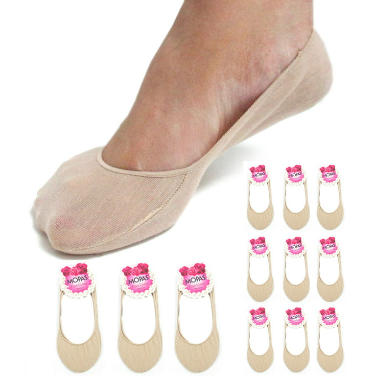 12 Pairs Nude Womens No Show Socks Footies Loafer Boat Liner Low