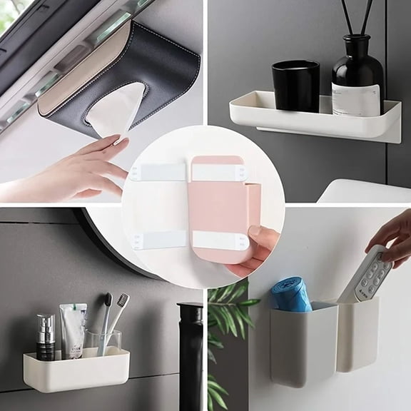 12 Pairs Photo Frame Seamless Stickers for Wall Hanging Double-Sided Stickers