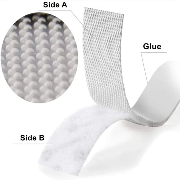 12 Pairs Photo Frame Seamless Stickers for Wall Hanging Double-Sided Stickers