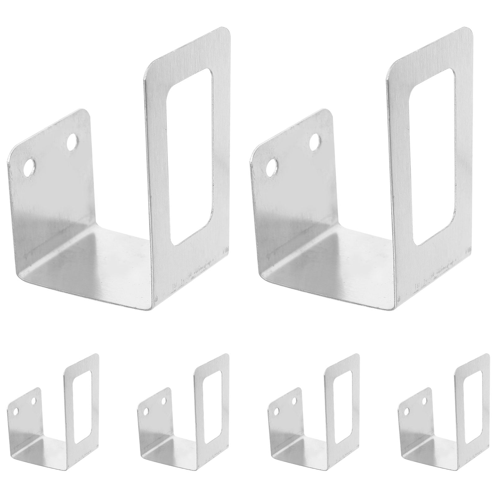 12 Pairs Pot Lid Holders Wall Mounted Lid Organizers Stainless Steel