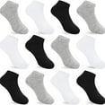 thumbnail image 1 of 12 Pairs  Seamless Men's  Women's Ankle Low Top Socks Sports Ankle Socks Comfortable Socks, 1 of 7