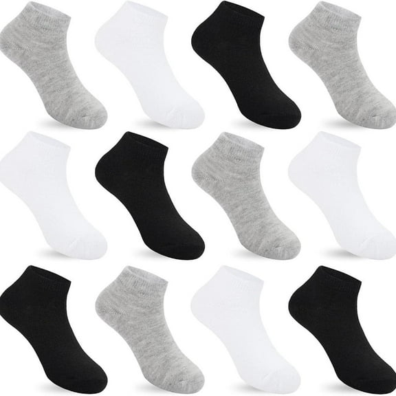 12 Pairs  Seamless Men's  Women's Ankle Low Top Socks Sports Ankle Socks Comfortable Socks