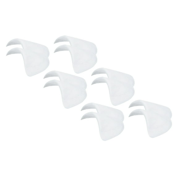 12 Pairs Shoulder Pads, Costume Shoulder Pads Sponge Pads for Women Clothing Men Blazer Suit, White,M