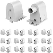 12-Pairs Single Pin FA8 Tombstone - Non-Shunted T8/T10/T12 LED Socket Lampholder Base Holder for 8FT Fluorescent Tube Light, Retrofiting Bulbs Fixtures, Flameresistant Plunger, UL Listed