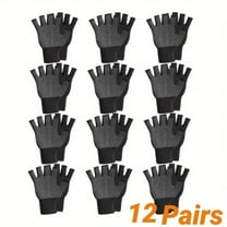 12 Pairs Weight Lifting Gloves for Women, Soft and Breathable Workout Gloves for Yoga, Rowing and Cycling, Motorcycle