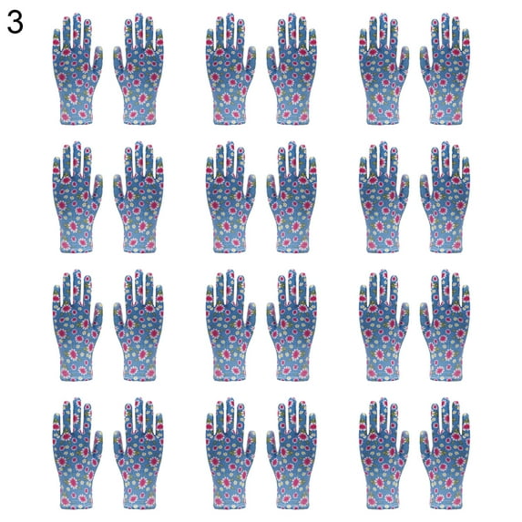 12 Pairs Women Gardening Gloves - Working Gloves For Weeding, Digging, Raking and Pruning