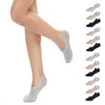 thumbnail image 1 of 12 Pairs Women No Show Socks Low Cut Anti-slid Athletic Casual Invisible Liner Socks,Socks For Women Size 5-8, 1 of 7