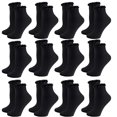 thumbnail image 1 of 12 Pairs Women’s Cotton Crew Socks – Super Soft Turn-Cuff Ruffle Frilly Design (fit US 6-9), 1 of 6