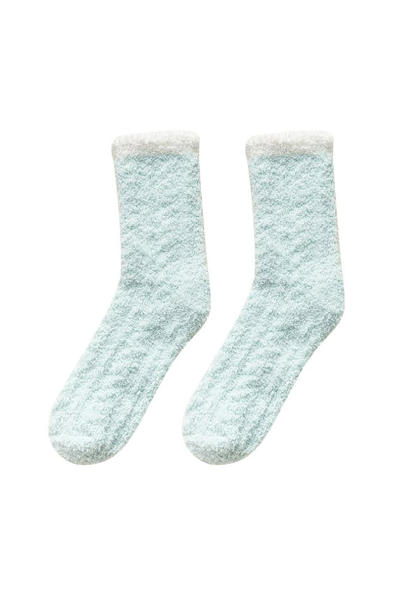 12 Pairs Womens Crew Socks Rolled Slouch Vintage Rib Mid Calf Sock,RD2,One Size