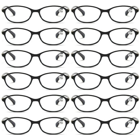 12 Pairs Womens Ladies Blue Light Blocking Reading Glasses Computer Gaming Readers +1.00