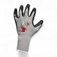 thumbnail image 1 of MCR Safety 9673 NXG Work Gloves 13 Gauge Gray Nylon Black Nitrile 12 Pairs, 1 of 4