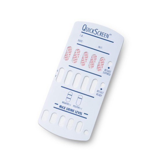 12 Panel QuickScreen Dip Card - 9308T - AMP, BAR, BZD, COC-300, MDA, MDMA, MET-500, MTD, OPI-300, OXY, PCP, THC