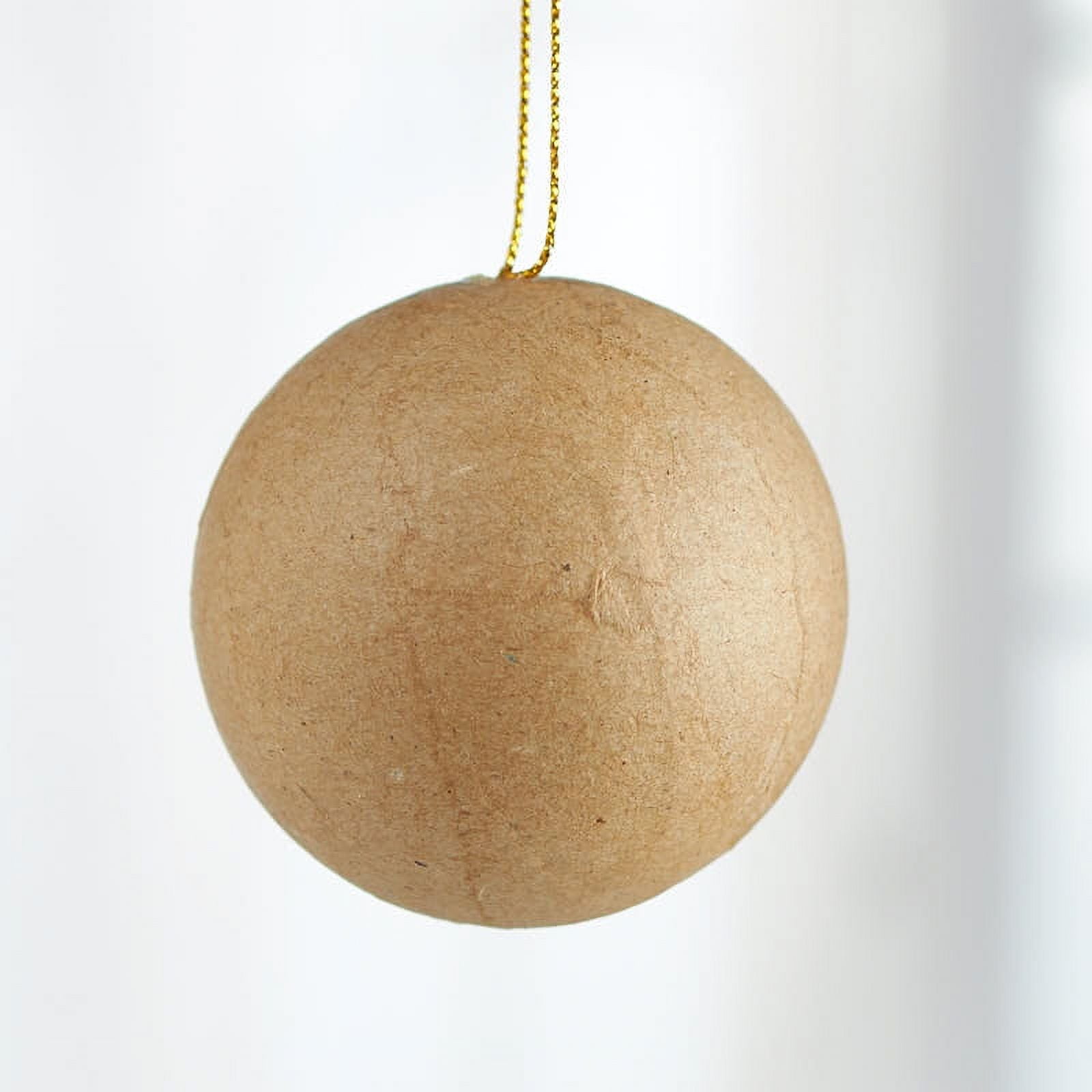 12 Paper Mache Ball Ornaments Your Canvas for Creativity