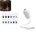 thumbnail image 1 of 12-Pattern Sky Projection Night Light – USB Powered Star Projector for Nursery & Bedroom, Soft Glow Sleep Aid for Baby Feeding & Relaxation, Compact Portable Indoor Lamp, 1 of 5