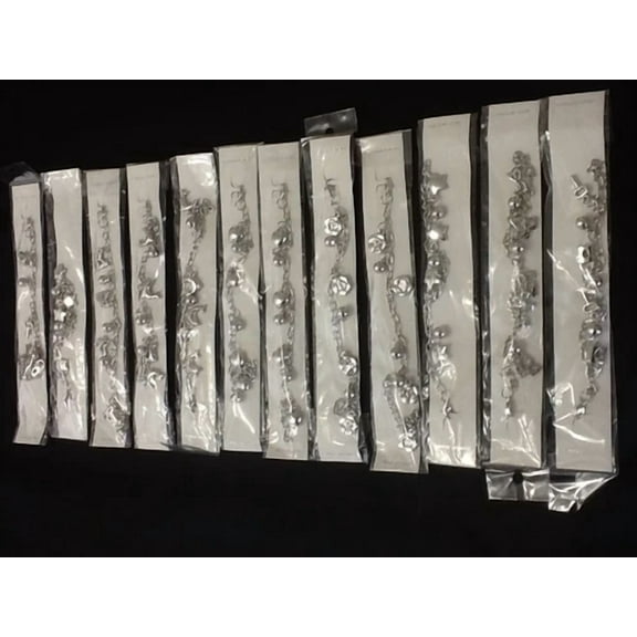 12 Pc. Assorted Bracelets Girls Ladies Party Favor Fun Birthday Stocking Stuffer