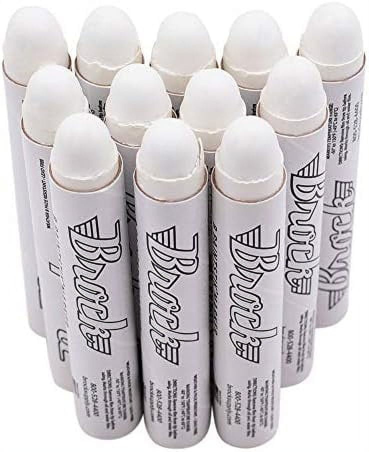 12 Pc Box White Markal B Paintstiks Crayon Mark Water Oil Dirt Extreme