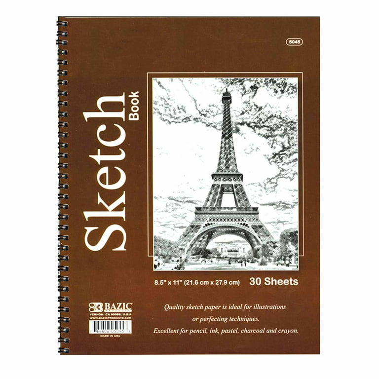 12 Pc Bulk Sketch Pad Drawing Books Sketchbooks Side Spiral Bound Paper  8.5X11 
