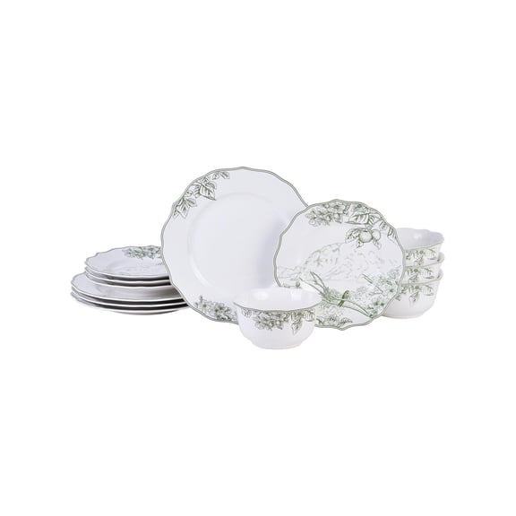 12 Pc. Dinnerware Set, Service for 4 - Inspired by Hudson Valley
